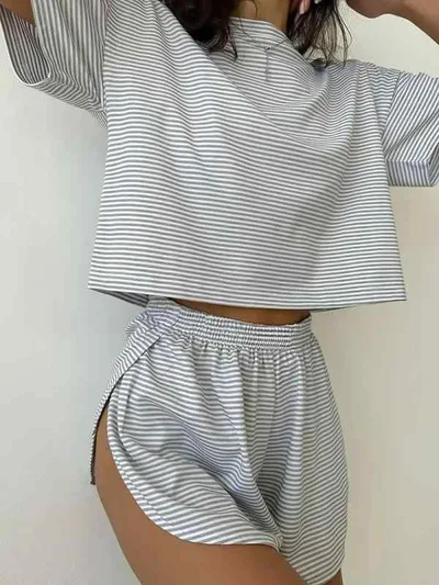 ルームウェア レディース ニット 半袖 ショートパンツ 牛乳丝 ポリエステル スパンデックス ストレッチ 素材 ウエストゴム 快適 リラックス 部屋着 ホームウェア ピンク