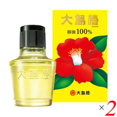 【楽天カードでポイント4倍!】10/20(火)限定!椿油 椿オイル 大島椿 椿油100% 60mL 2本セット 送料無料