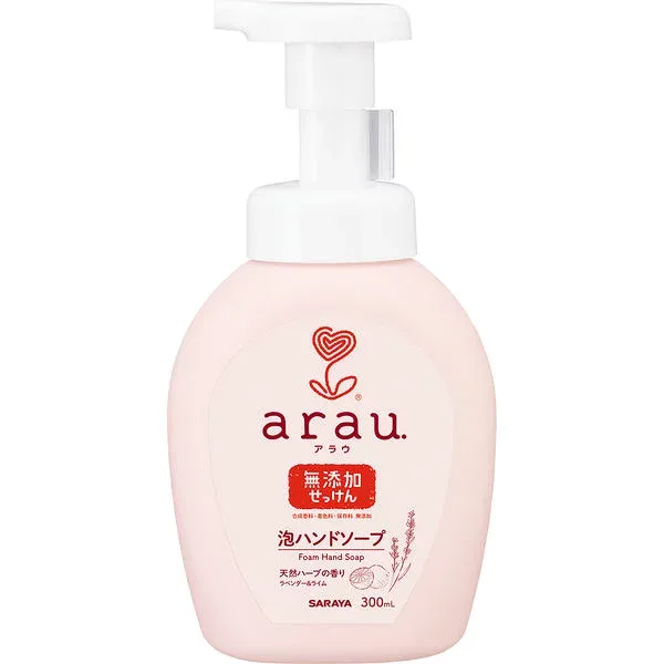 サラヤ arau アラウ 泡ハンドソープ 本体 300ml 泡 ハンドソープ SARAYA