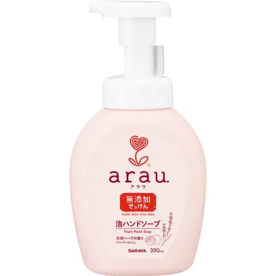 サラヤ arau アラウ 泡ハンドソープ 本体 300ml 泡 ハンドソープ SARAYA