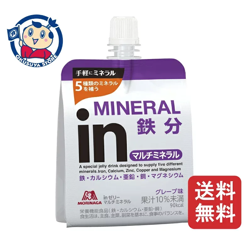 森永製菓 inゼリー マルチミネラル 180g×6個入×3ケース