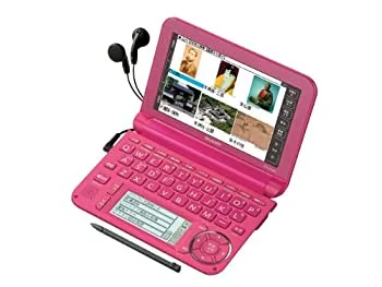 【中古】シャープ カラー電子辞書Brain 高校生モデル ビビットピンク PW-G5300-P