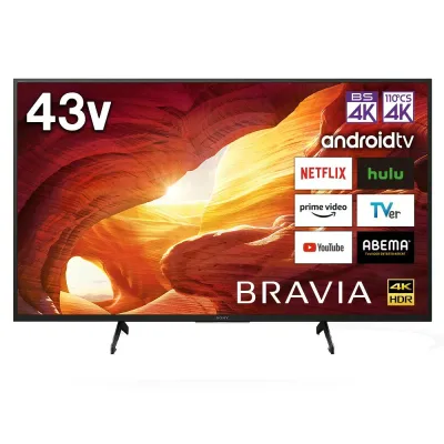 【中古】ソニー 43V型 4K 液晶 テレビ ブラビア Sony KJ-43X8000H Android TV 4.5畳以上推奨 2020年モデル
