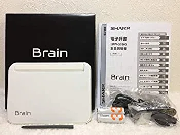 【中古】「非常に良い」シャープ Brain カラー電子辞書 高校生向け ホワイト色 PW-G5200-W