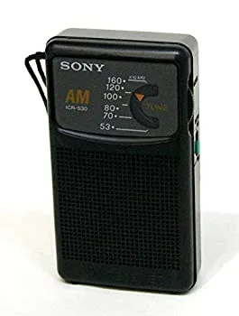 【中古】「非常に良い」SONY ソニー ICR-S30 ブラック AMハンディポータブルラジオ