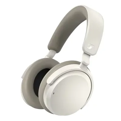【中古】「非常に良い」ゼンハイザー(Sennheiser) ワイヤレスヘッドホン ACCENTUM Wireless ホワイト 高性能ドライバー 50時間再生 ノイズキャンセリング クリアな通話