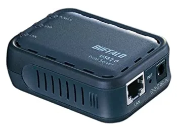 【中古】「未使用品」BUFFALO 双方向通信対応プリントサーバ LPV3-U2S