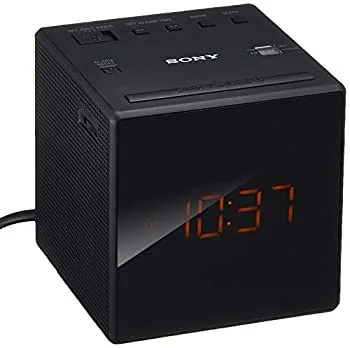 【中古】「ほぼ新品」ソニー SONY クロックラジオ ICF-C1 : FM/AM/ワイドFM対応 おやすみタイマー ブラック ICF-C1 B