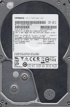 【中古】「ほぼ新品」hds723020bla642、PN 0?F12115、MLC mnra10、Hitachi 2tb SATA 3.5ハードドライブ