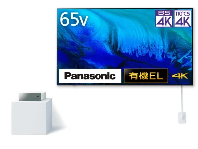 【中古】「ほぼ新品」パナソニック 65V型 4K有機EL VIERA TH-65LW2 パナソニック(Panasonic) ウォールフィットテレビ 2TB HDD内蔵 2025年モデル