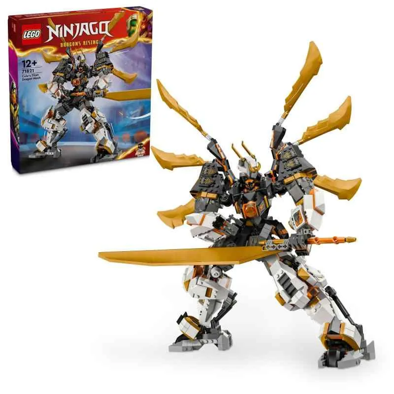 レゴ(LEGO) ニンジャゴー コールのドラゴン・メガチタンメカ おもちゃ 玩具 誕生日 プレゼント ブロック 男の子 女の子 子供 12歳 13歳 14歳 小学生 対戦 ロボット 71821