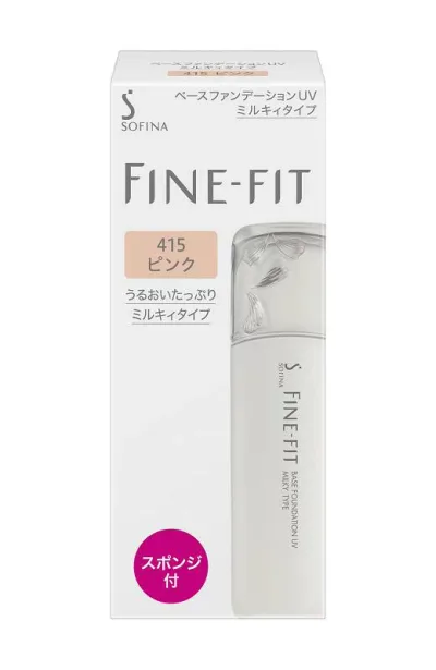 ソフィーナ ファインフィット ベースファンデーションUV ミルキィタイプ 415 ピンク