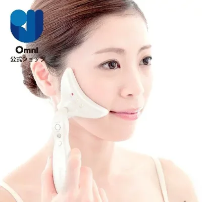 シワ隠しクリームプレゼント!【OMNI公式限定2年保証】OM-FM04ほうれい線アイロン シルクフェイサー シワ改善 たるみ リフトアップ 表情筋 EMS RF ラジオ波 ヒーター 温熱 ほうれい線 眉間 おでこ 口元 首 目尻 シワケア フェイスケア 美顔器