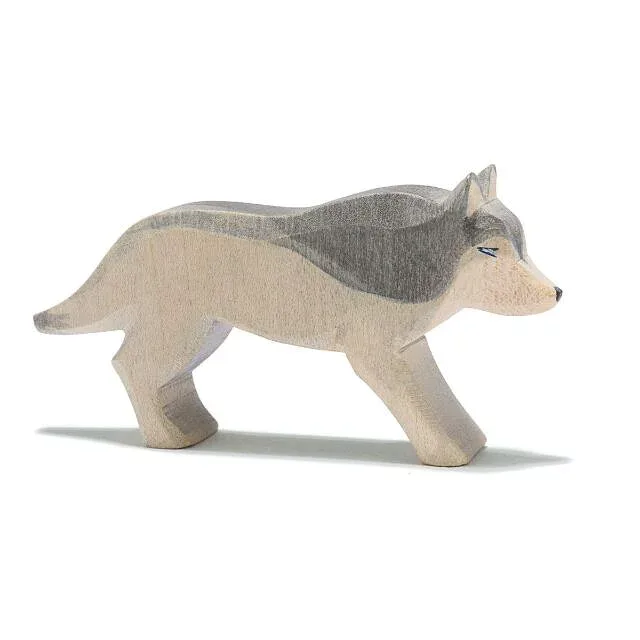 狼(走っている)Wolf running オストハイマー社 木製 積木