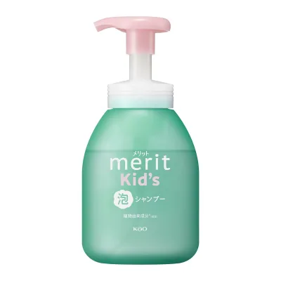 Merit メリットキッズ 泡で出てくるシャンプー ポンプ 330ml