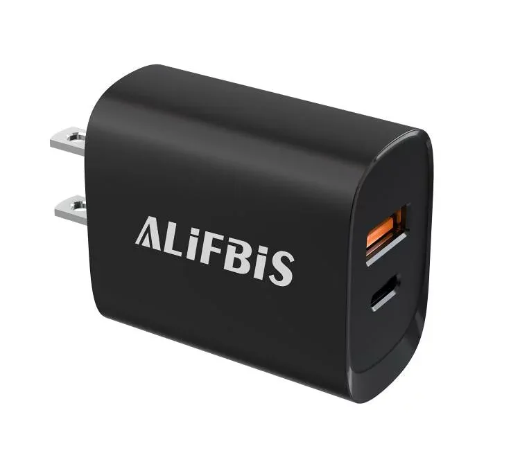 【店舗1年間保証付】USB充電器 ACアダプタ PD 急速充電 コンパクト 持ち運びに便利 海外対応 小型 薄型 PD3.0 QC3.0 充電ステーション Type-C ブラック ホワイト iphone15/16/17