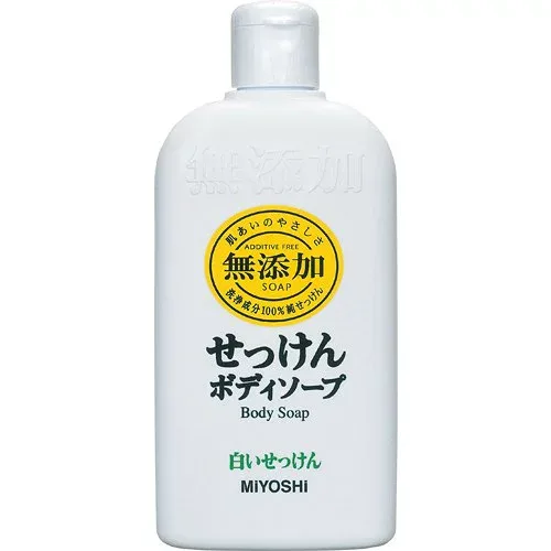 ミヨシ石鹸 無添加 ボディソープ 白い石けん レギュラー 400ml