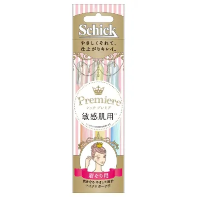 Schick シック・ジャパン プレミア 敏感肌用まゆ用 L ディスポ 3本入 4903601637841