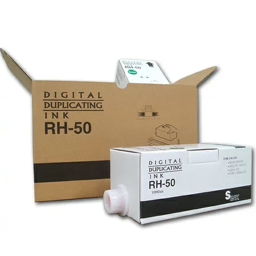 軽印刷機対応インク RH-50 緑 6本セット 【代引不可】【送料無料(一部地域除く)】