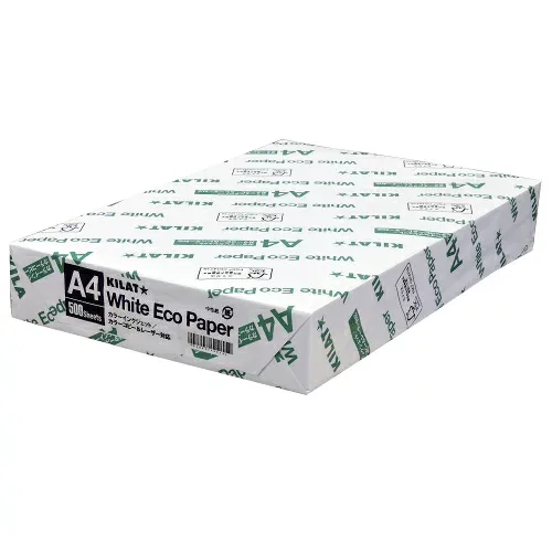 Copy paper White eco paper A4 size 1 book 500 sheets High white OA paper Printing paper Paper