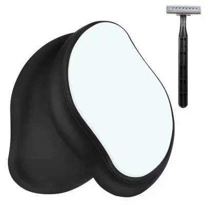 Homgaty 脱毛器 無痛 こするだけ 脱毛 擦るだけ だつもうき脱毛器 クリスタルヘアイレイザー レディース メンズ 角質除去 男女兼用 物理脱毛 小型 軽量 家庭用 コンパクト お手入れ簡単 家…
