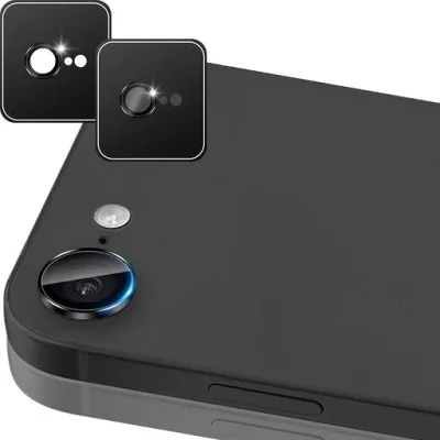 【2枚セット】 対応 iPhone 16e カメラフィルム アルミ合金製 + 9H強化ガラス 2枚 用 アイフォン16E レンズフィルム 一体型レンズ保護フィルム 全面保護 用 iPhone16E カメラカバー 耐衝撃 防爆裂 …