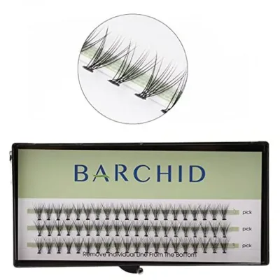 BARCHID つけまつげ ナチュラル まつげエクステ フレアセルフ用 超極細素材 太さ0.07mm 8mm Cカール マツエク10本束