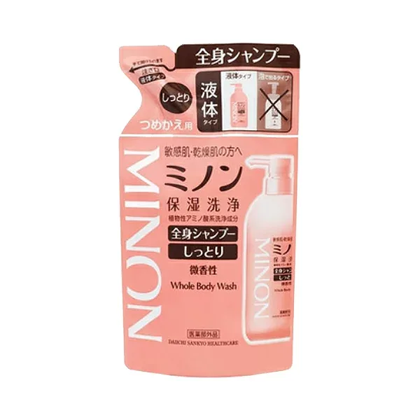 ミノン 全身シャンプー しっとりタイプ つめかえ 380ml