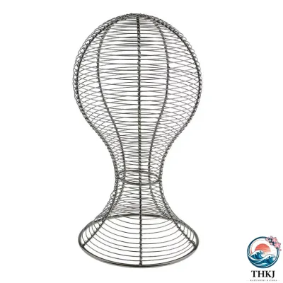 【全品2点で5%OFF】便利用具 収納展示小物 かつら 帽子用 ヘアウィッグホルダー 全 3 色選べ ディスプレイスタンド 家庭 店舗 シルバーブラック