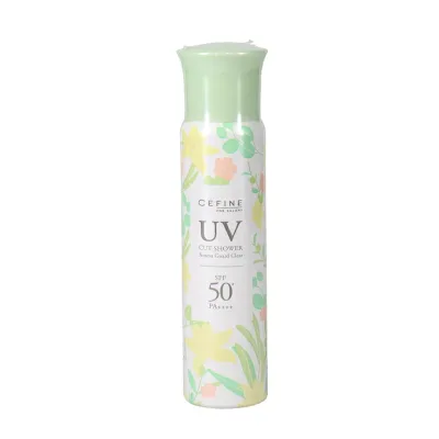 セフィーヌ UVカットシャワー アロマガード クリア 80g 日焼け止め スプレー ※クリアタイプ