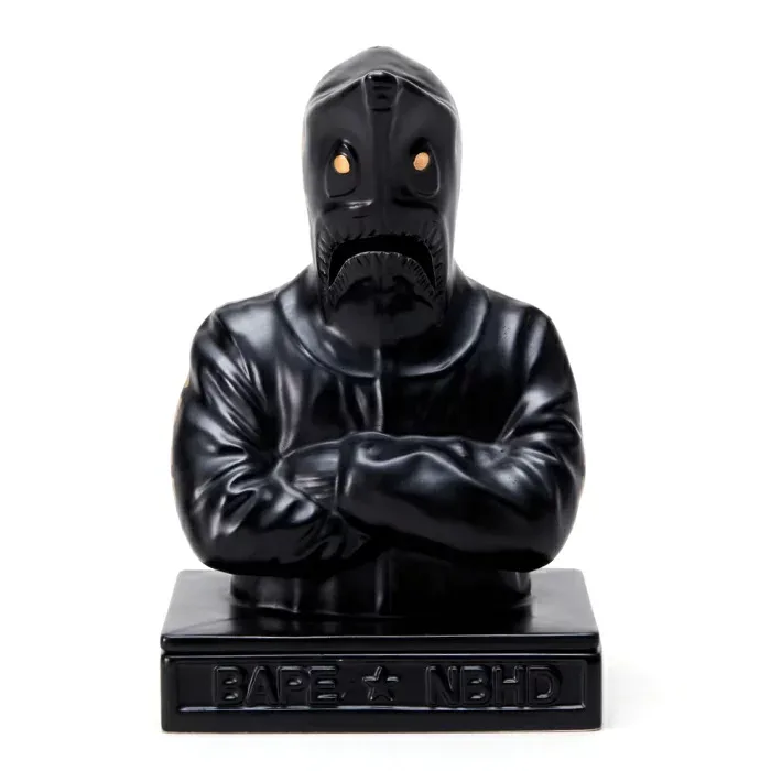 22AW A BATHING APE x NEIGHBORHOOD Shark Incense Chamber Black/Gold ア ベイシング エイプ x ネイバーフッド シャーク インセンスチャンバー ブラック/ゴールド お香立て【中古】新古品