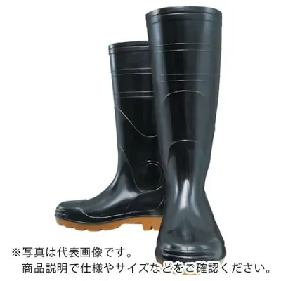【SALE価格】おたふく ( おたふく手袋 ) 安全耐油長靴 黒 27.0 ( JW709-BK-270 )