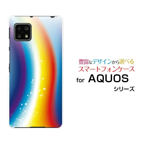 AQUOS sense4 liteアクオス センス フォー ライト楽天モバイルオリジナル デザインスマホ カバー ケース ハード TPU ソフト ケースRainbow Bridge