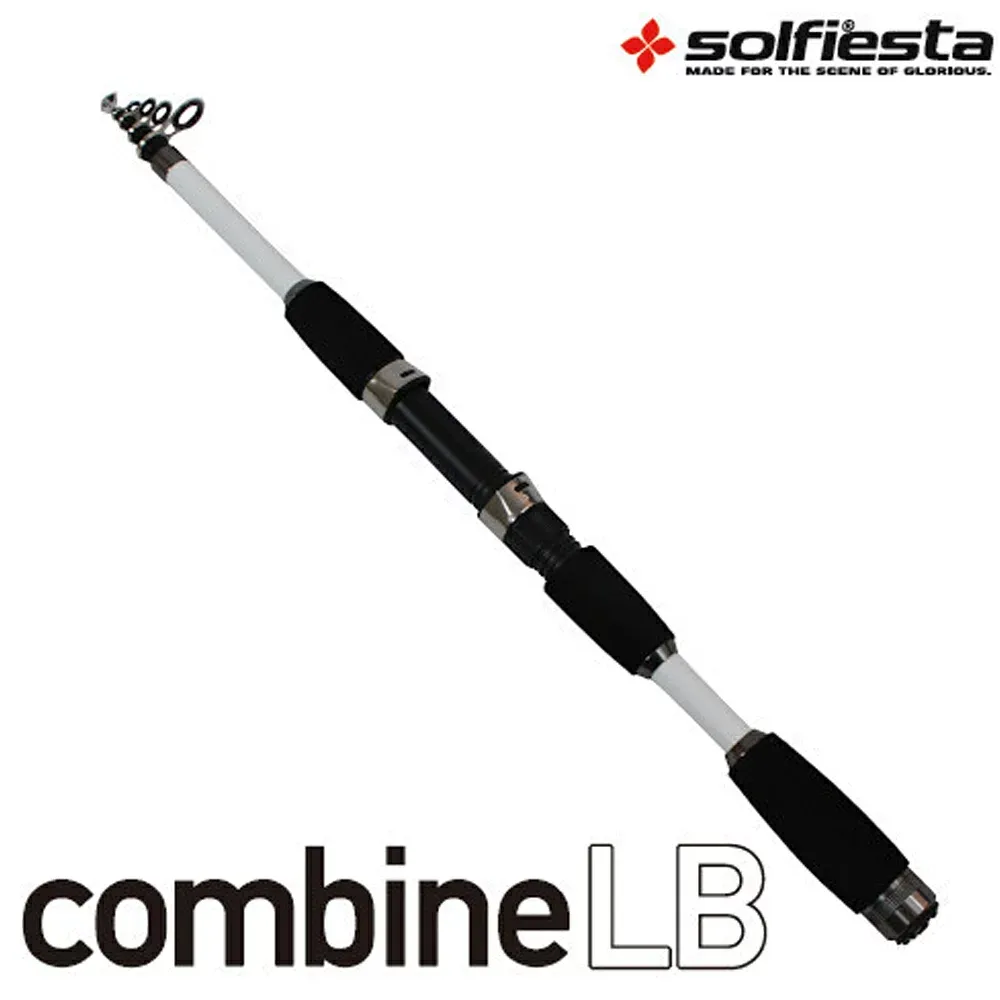 solfiesta コンパクトロッド COMBINELB 240(solf-030206)|パックロッド サビキ ファミリー 入門者 チョイ投げ 釣り公園 ビギナー 初心者 釣具 釣り 釣竿 ロッド 竿
