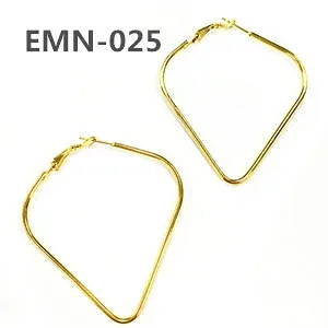 シンプルなリングピアス、フープピアス EMN-025