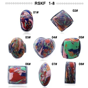 天然石リング、ファッション指輪、デザインリング RSKF-1-8