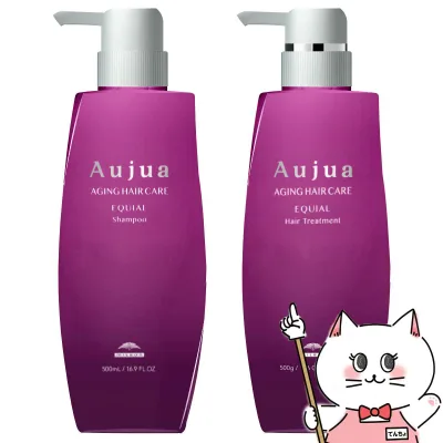 【セット】ミルボン オージュア エクイアル シャンプー 500ml+トリートメント 500g【Aujua】【宅配便送料無料】 (6067208-set1)