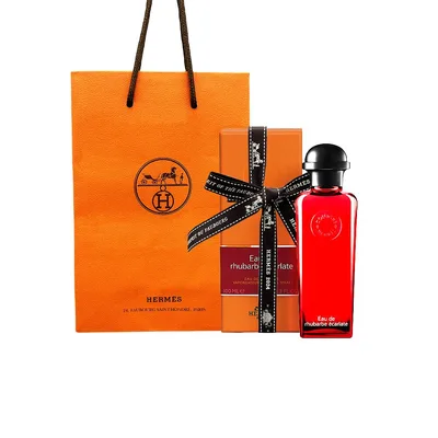 Hermes エルメス オー ドゥ ルバーブ エカルラット オー デ コロン 100mL/オーデコロン 誕生日 プレゼント ギフト ショッパー付き 贈り物 ラッピング済