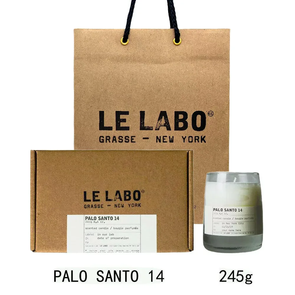 LE LABO ル ラボ クラシック キャンドル PALO SANTO 14 (パロ サント 14) 245g 【公式BOXラッピング】紙袋ショッパー付き ギフト プレゼント 誕生日 母の日