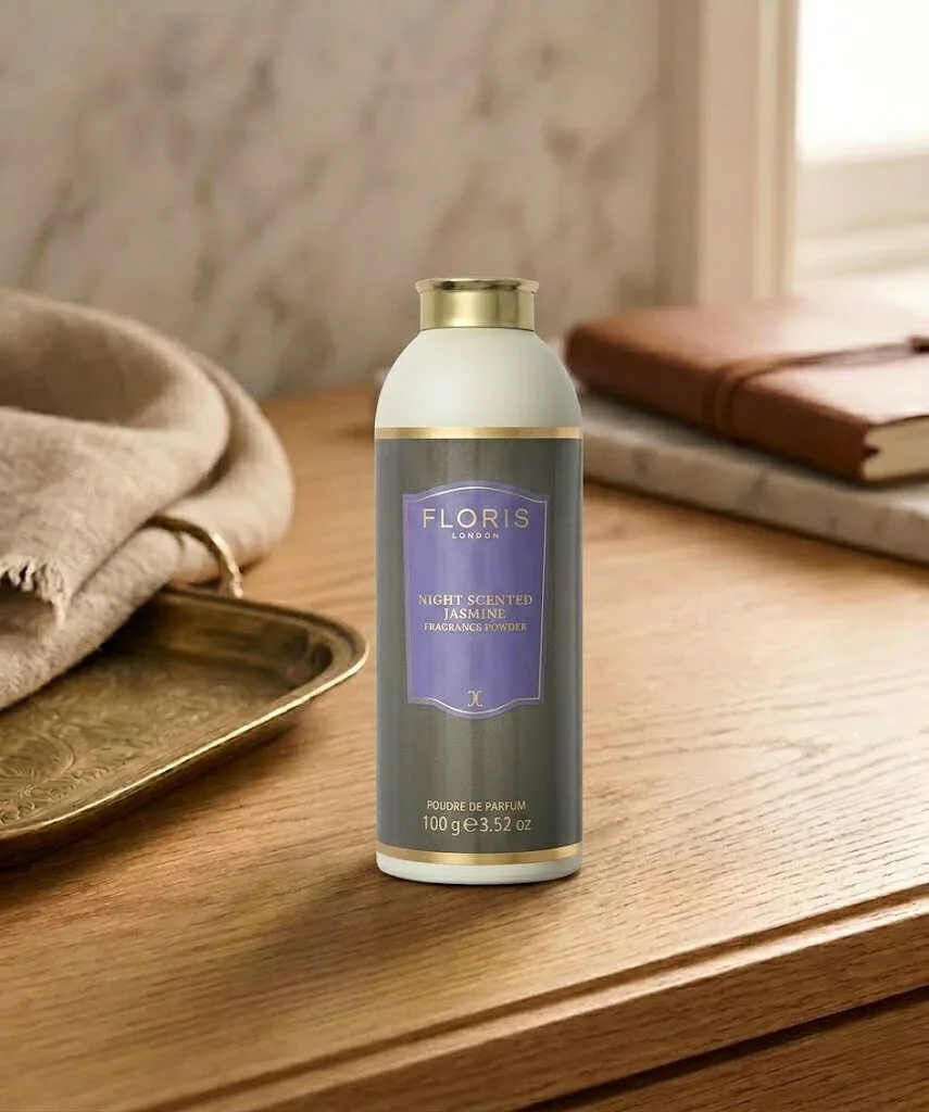 FLORIS(フローリス) FL フレグランスパウダー NJ(ナイトセンテッドジャスミン) 100g/ボディパウダー