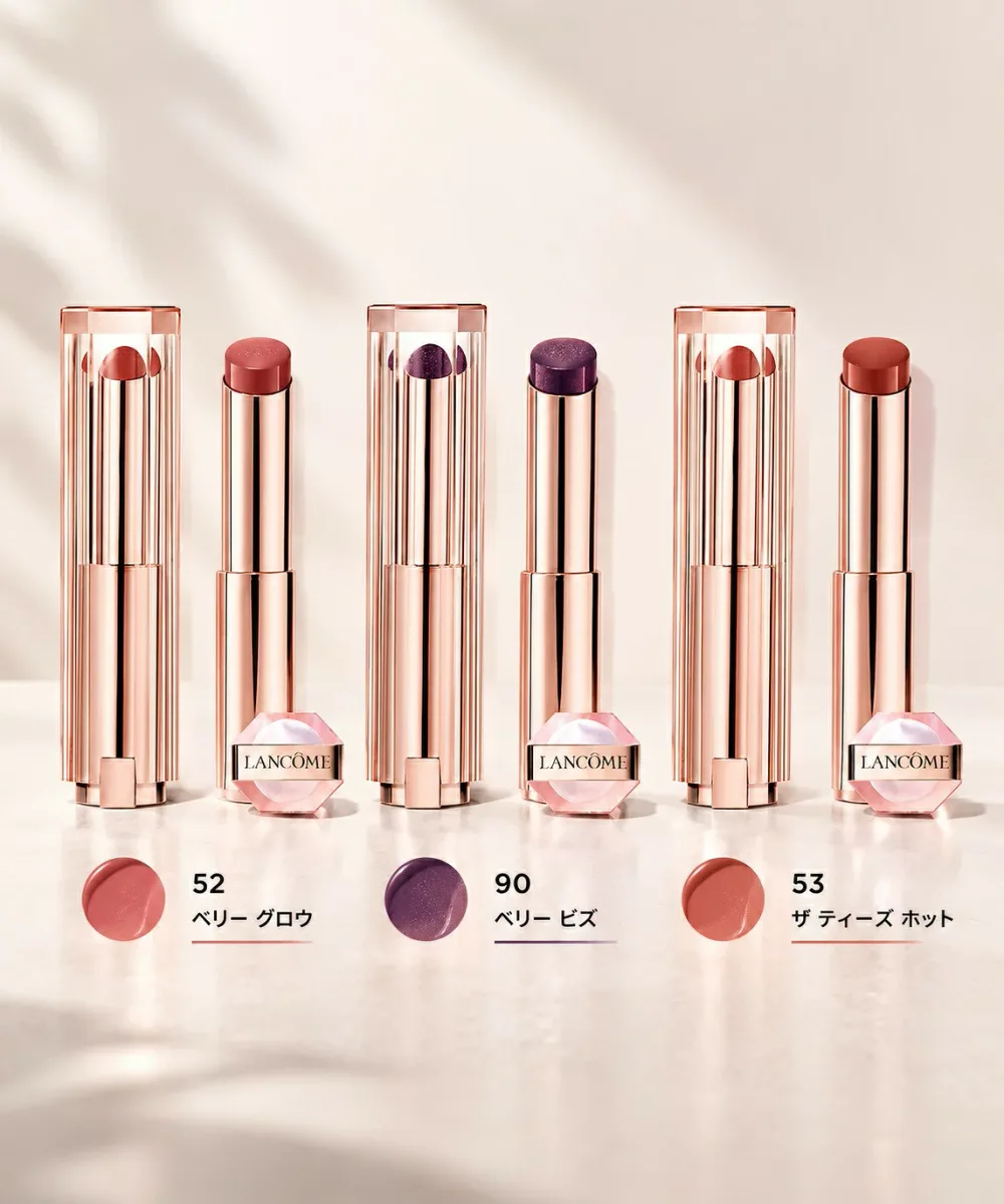 LANCÔME(ランコムランコム) イドル リップ バターグロウ 3g/口紅 (90 ベリー ビズ、52 ベリー グロウ、59 チーキィ チェリー)