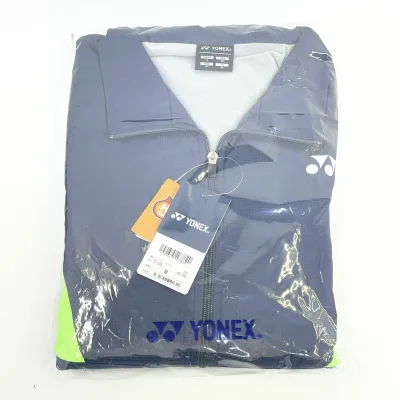 【未使用】YONEX ヨネックス ユニ裏地付ウィンドウォーマーシャツ Mサイズ 70105 ダークガン