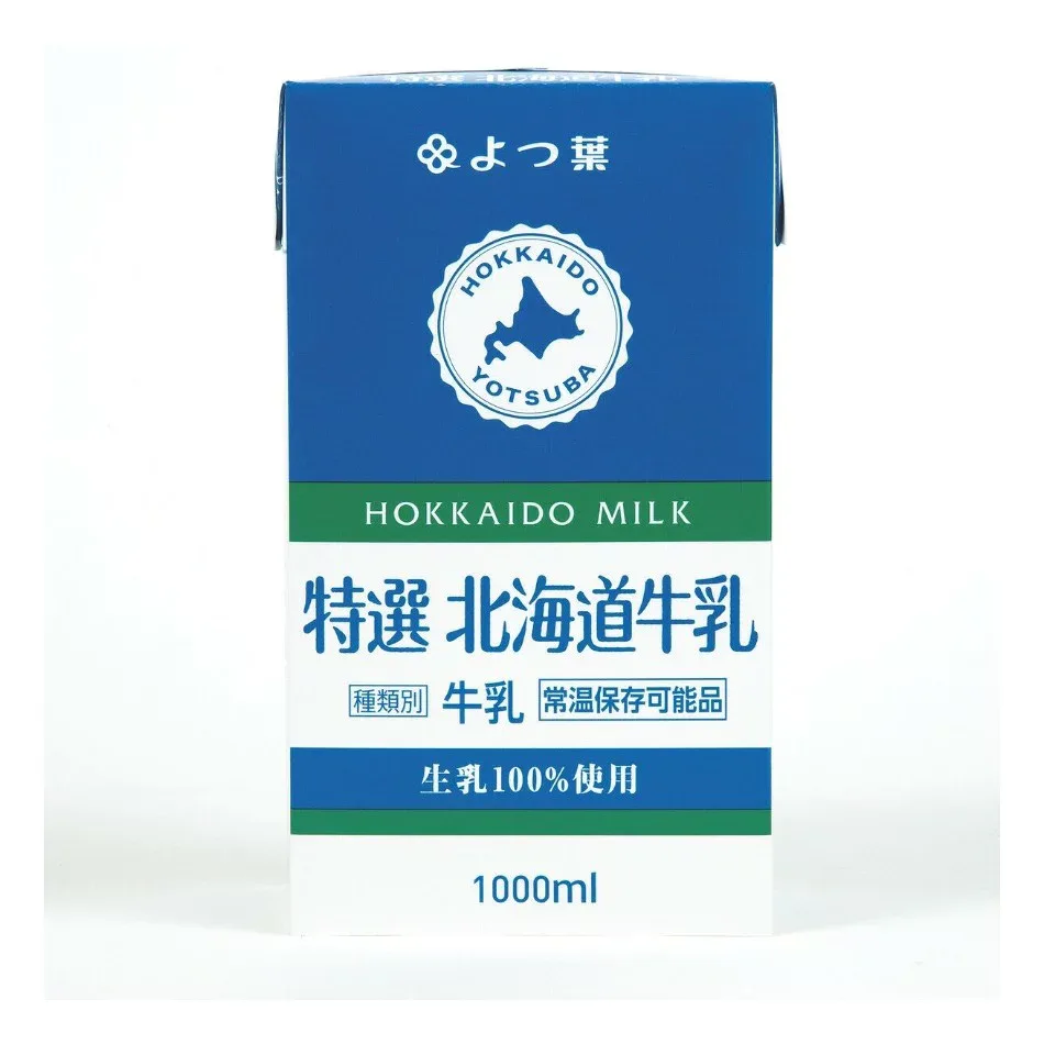 よつ葉北海道特選牛乳ロングライフ1000ml x 12本