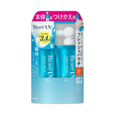 ビオレ アクアリッチ ウォータリーエッセンス SPF50+ 120g X 2