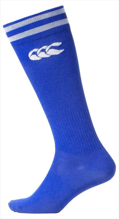 カンタベリー CANTERBURY 2LINE STOCKINGS ラグビー ソックス メンズ AS04054 25.ロイヤルブルー