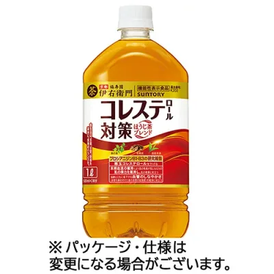 【お取寄せ品】 サントリー 伊右衛門プラス コレステロール対策 1L ペットボトル 1ケース(12本) 【送料無料】