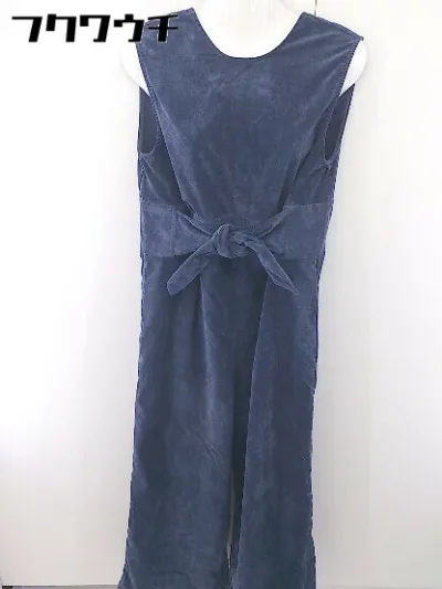 ◇ mystic ミスティック ノースリーブ オールインワン サイズF ネイビー レディース 【中古】