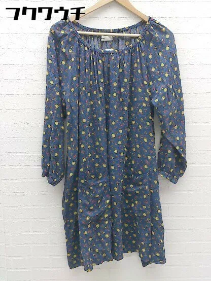 ◇ Ne-net ネネット 花柄 長袖 膝丈 ワンピース サイズ2 マルチ レディース 【中古】