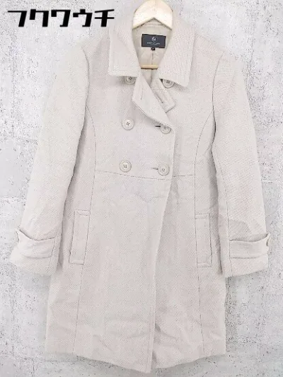 ■ BEAUTY&YOUTH UNITED ARROWS ビューティ&ユース ウール コート サイズM ベージュ系 レディース 【中古】