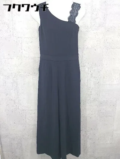 ◇ Andemiu アンデミュウ ノースリーブ オールインワン サイズS ネイビー レディース 【中古】